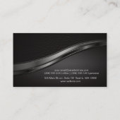 Leder | Luxe afwerking | Executive Visitekaartje (Achterkant)