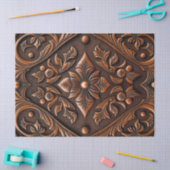 Leder met adercoating tissuepapier (Craft)