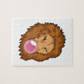 leder met bubbelgom legpuzzel (Horizontaal)