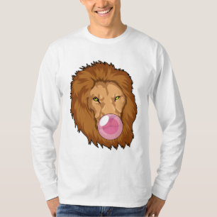 leder met bubbelgom t-shirt