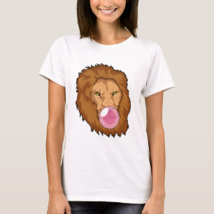 leder met bubbelgom t-shirt