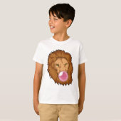 leder met bubbelgom t-shirt (Voorkant volledig)