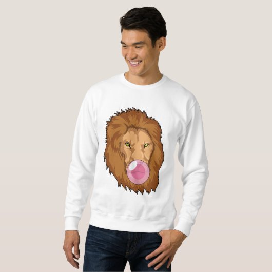 leder met bubbelgom trui (Voorkant volledig)