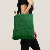 Leder met een abstract patroon in groene kleur. Ab Tote Bag (Dichtbij)