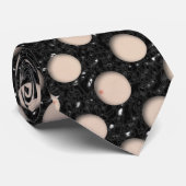 Leder met pokadots stropdas (Opgerold)