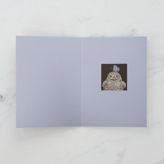 leder met vlinderkaart kaart (Binnen)