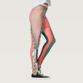 Leder met Zipper-ontwerp Leggings (Rechts)