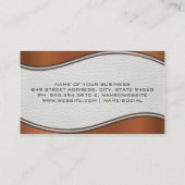 Leder | Metallic Wave Trim Visitekaartje (Achterkant)
