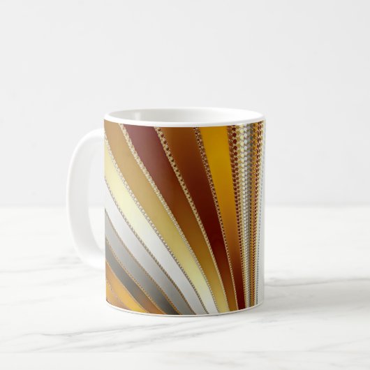 Leder - Mok fractaal (Voorkant links)