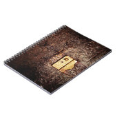 leder notitieboek (Linkerzijde)