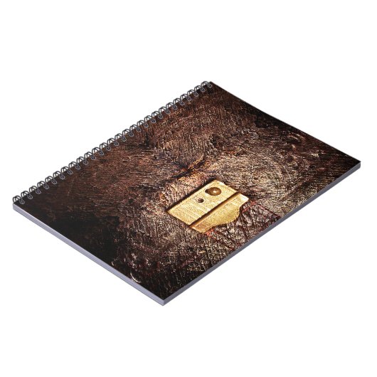 leder notitieboek (Linkerzijde)