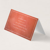 Leder-onroerend goed | Realtor Agent Visitekaartje (Achterkant)