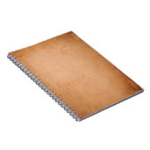  leder-oude Tan-textuurachtergrond van 1800s Notitieboek (Rechterzijde)