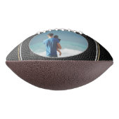 Leder print beste vader ooit foto van vader american football (Gedraaid 90)