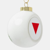 Leder Queer Pride Keramische Bal Ornament (Links)