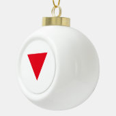 Leder Queer Pride Keramische Bal Ornament (Rechts)
