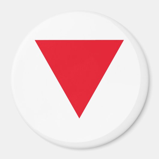 Leder Queer Pride Magneet (Voorkant)
