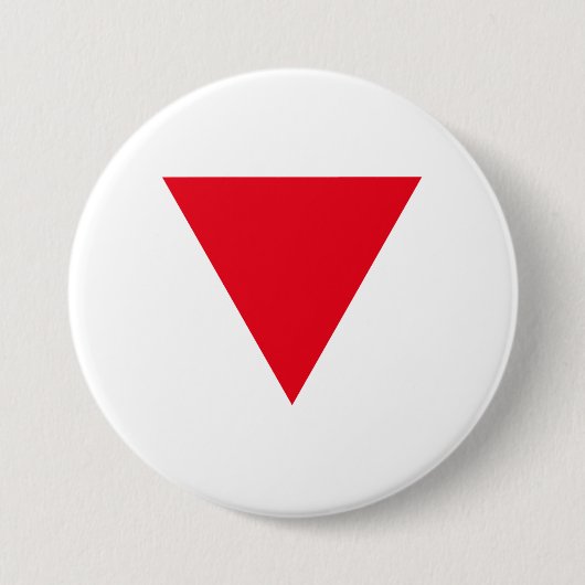 Leder Queer Pride Ronde Button 7,6 Cm (Voorkant)