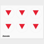 Leder Queer Pride Ronde Sticker (Vel)