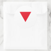 Leder Queer Pride Ronde Sticker (Tas)