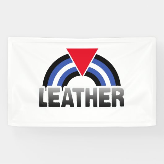 Leder Queer Pride Spandoek (Horizontaal)