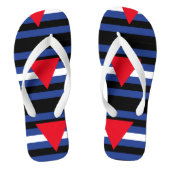 Leder Queer Pride Teenslippers (Voetbed)