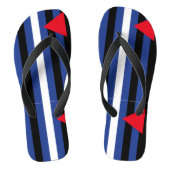 Leder Queer Pride Teenslippers (Voetbed)