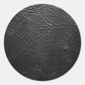 Leder Ronde Sticker (Voorkant)