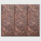  leder roos cadeaupapier (Vlak)