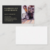 leder | Schoonheid Mode Stylist Visitekaartje (Voorkant / Achterkant)