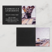 leder | Schoonheid Mode Stylist Visitekaartje (Voorkant / Achterkant)