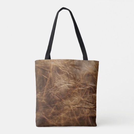 leder tote bag (Achterkant)