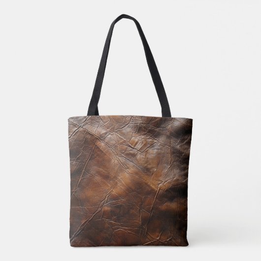  leder tote bag (Achterkant)