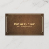  leder van chiropractor visitekaartje (Voorkant)