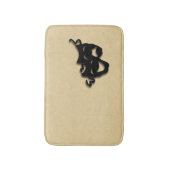 Leder van comedy en tragedie theater badmat (Voorkant Verticaal)