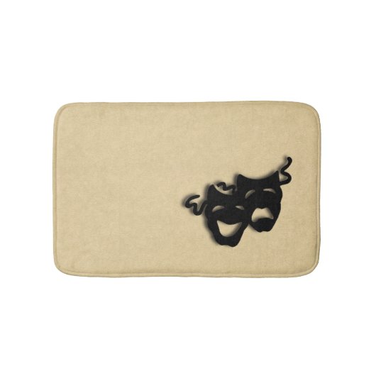 Leder van comedy en tragedie theater badmat (Voorkant)