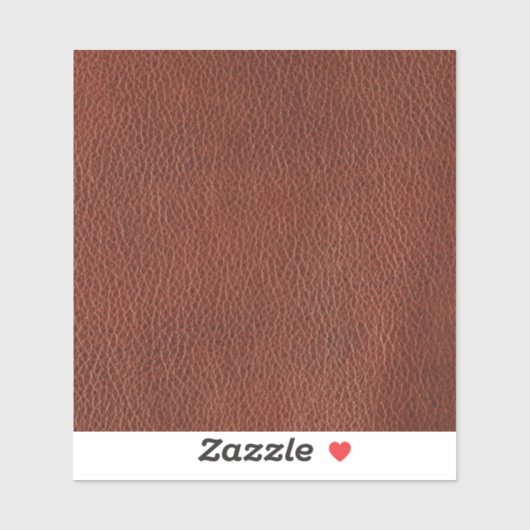 Leder, vinylsticker, op maat gesneden sticker (Vel)