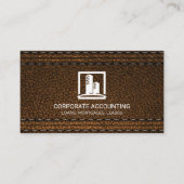 Leder Visitekaartje (Voorkant)