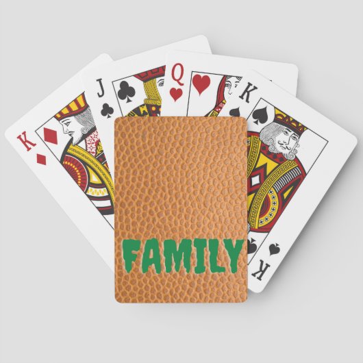 Leder | Zazzle_Growshop. Pokerkaarten (Achterkant)