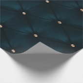 Leder ziet er Groene gouddiamanten uit Cadeaupapier (Hoek)