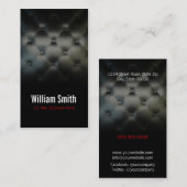 Lederbekleding generiek Visitekaartje (Voorkant / Achterkant)