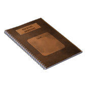 Lederdeksel Notitieboek (Rechterzijde)