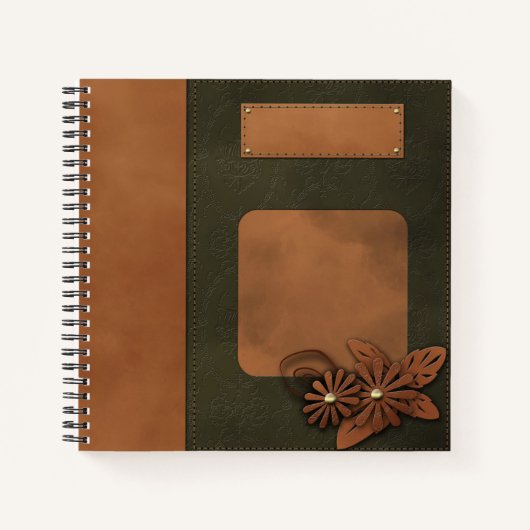 Lederdeksel Notitieboek (Voorkant)
