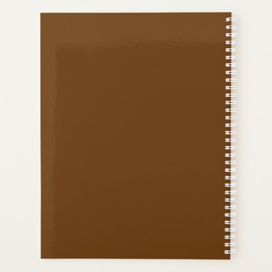 Lederdeksel Planner (Achterkant)
