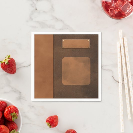 Lederdeksel Servet (Insitu)