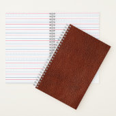 Lederen 5,5 x 8,5-inch spiral notebook notitieboek (Binnen)