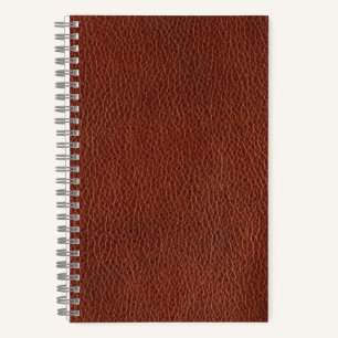 Lederen 5,5 x 8,5-inch spiral notebook notitieboek