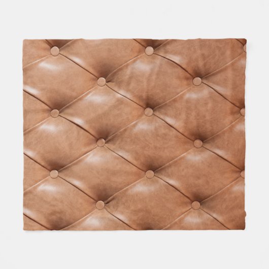 lederen achtergrond fleece deken (Voorkant (Horizontaal))