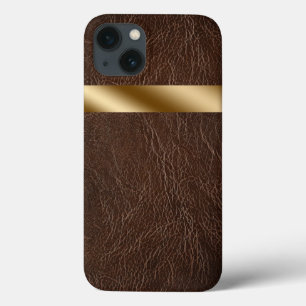 Lederen Afdrukken iPhone 13 Hoesje
