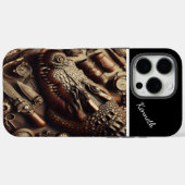 lederen alligator Case-Mate iPhone case (Achterkant (horizontaal))